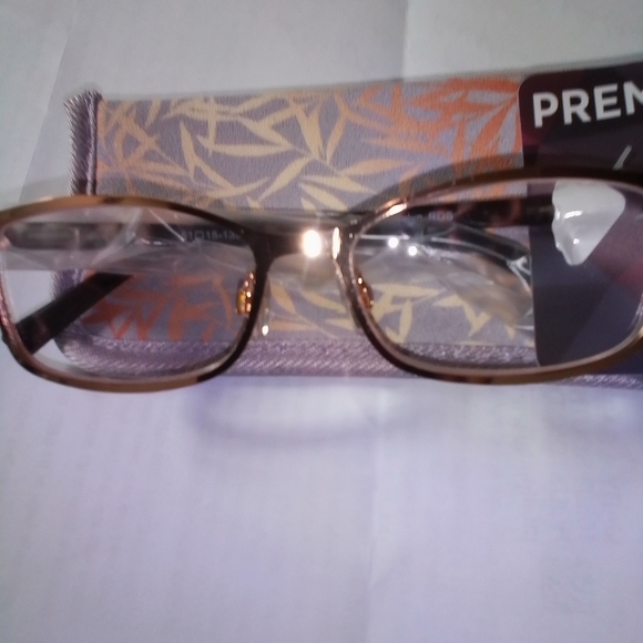 SIMPLY SPECS PREMIUM+1.25 Gold Animal PRINT New with Case - Picture 3 of 4